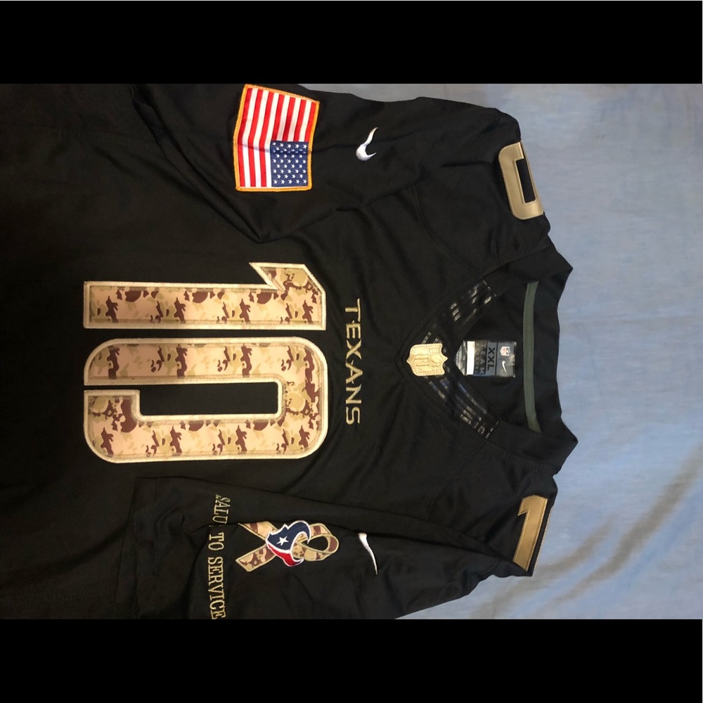 NFL salute to service Houston Texans DeAndre Hopkins stitched jersey